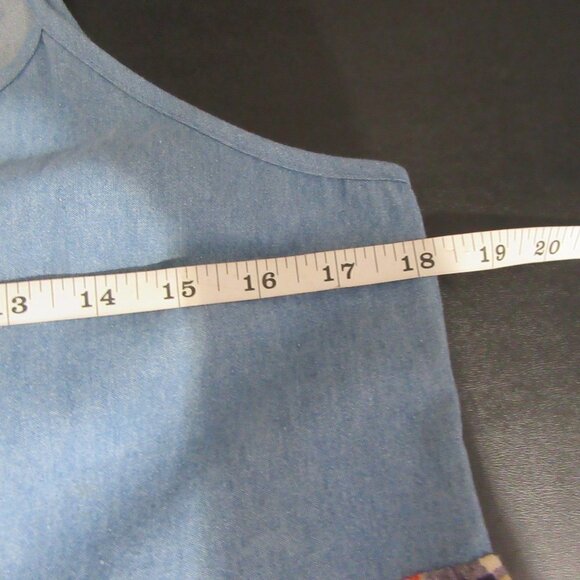 Umgee Plaid & Denim Boho Multicolor Dress
New - Picture 8 of 10